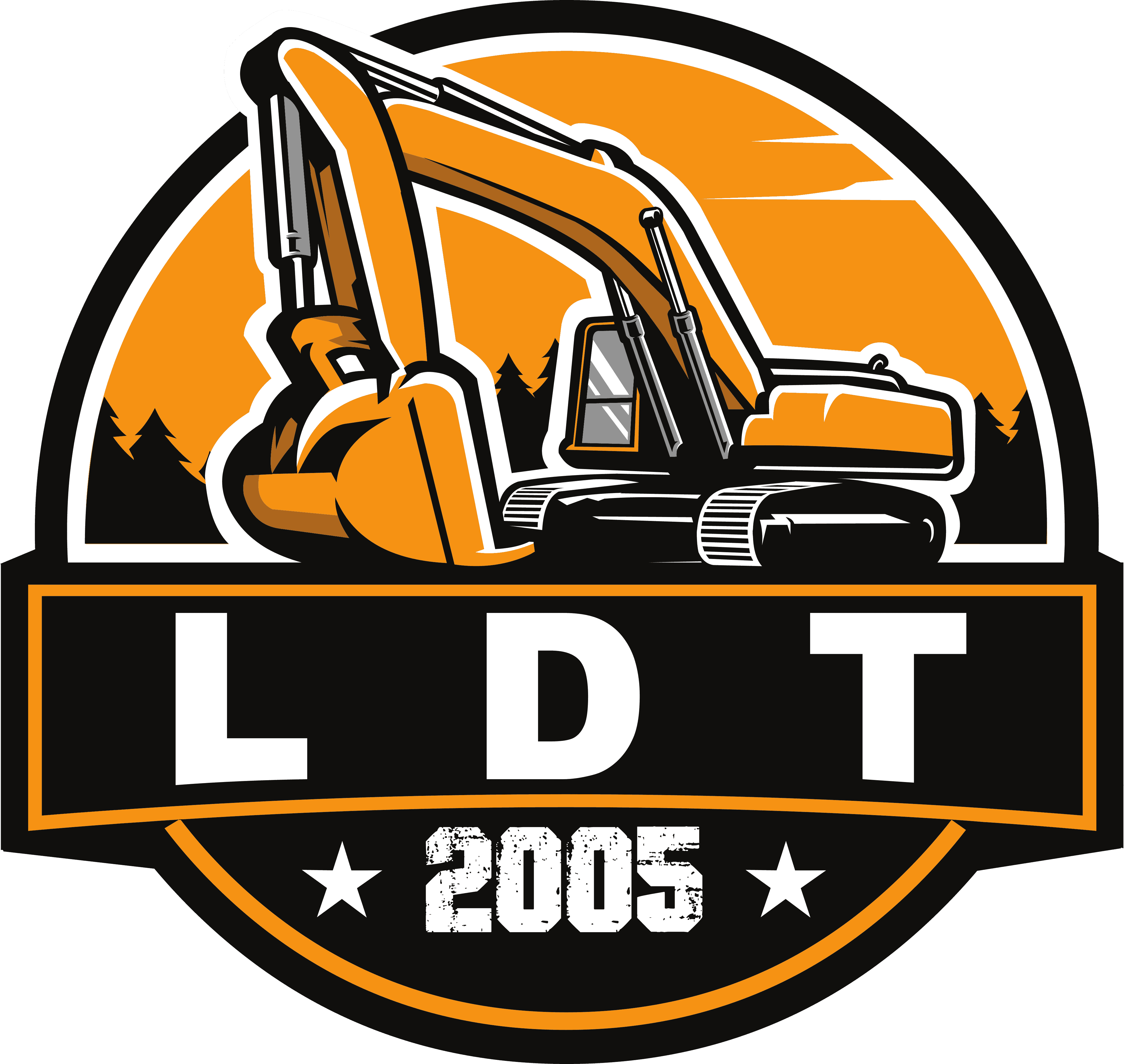 L.D.T. Ludovic David Terrassement Transport Démolition logo_simple_sans_fond